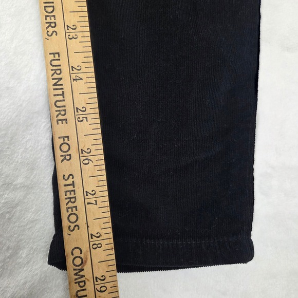 Guess Kate Skinny Corduroy Pants Womens 27 Black Low Rise Stretch Jeans - Picture 3 of 11
